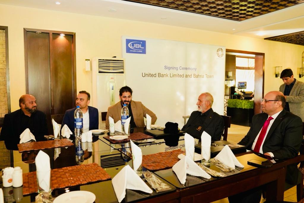 MOU signing Ceremony in between Bahria Town and UBL